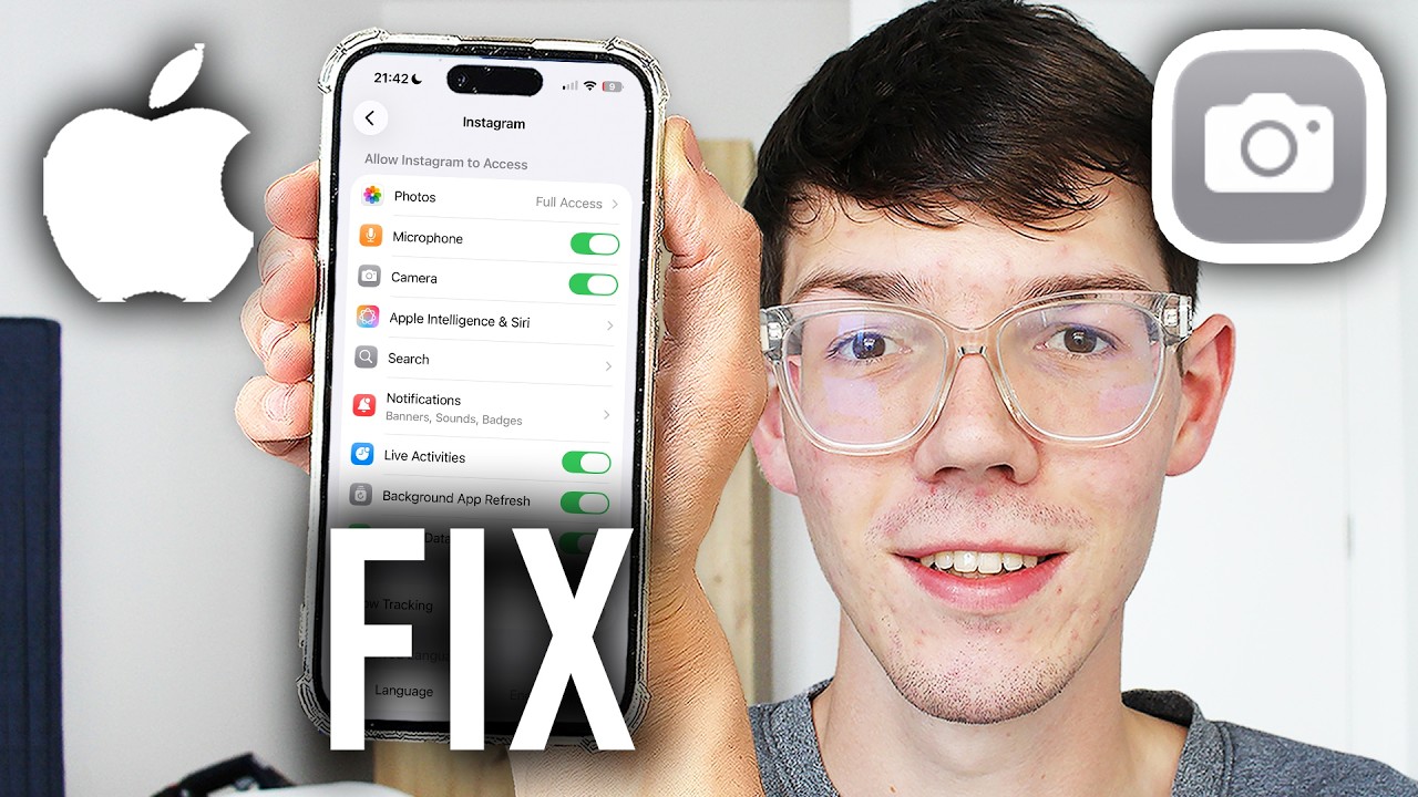 Fix iPhone Not Allowing Camera Access To Apps - Step By Step - YouTube