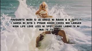 Feel my love - Diljit dosanjh | lyrics | latest pinjabi song | Ghost |