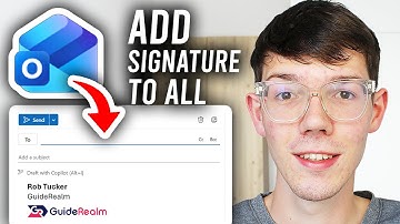 How To Add Signature Automatically To All Outlook Emails - Step By Step