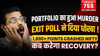 Nifty & Bank Nifty Analysis For Tomorrow || Intraday Trading Stocks for (5 June 2024) | Ep- 755