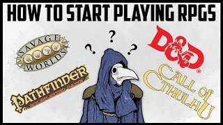 How to Start Playing Tabletop RPGs