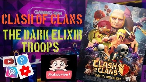 Clash of Clans  Movie All Dark Elixir troops #clashofclans #supercell #clashofclansrankedtournament