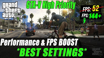 GTA V Fps and Performance Boost | Low End Pc | High Priority GTA V | 2023