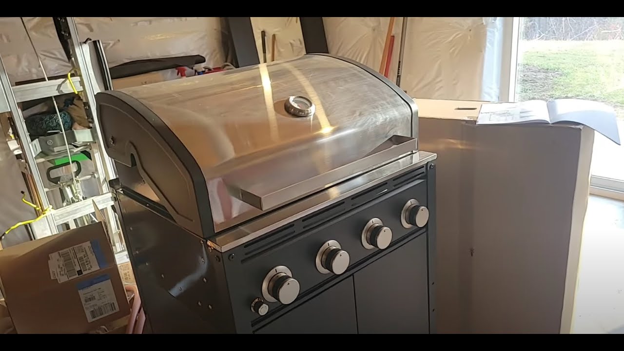 IKEA GRILLSKÄR Gas grill Detailed assembly - YouTube