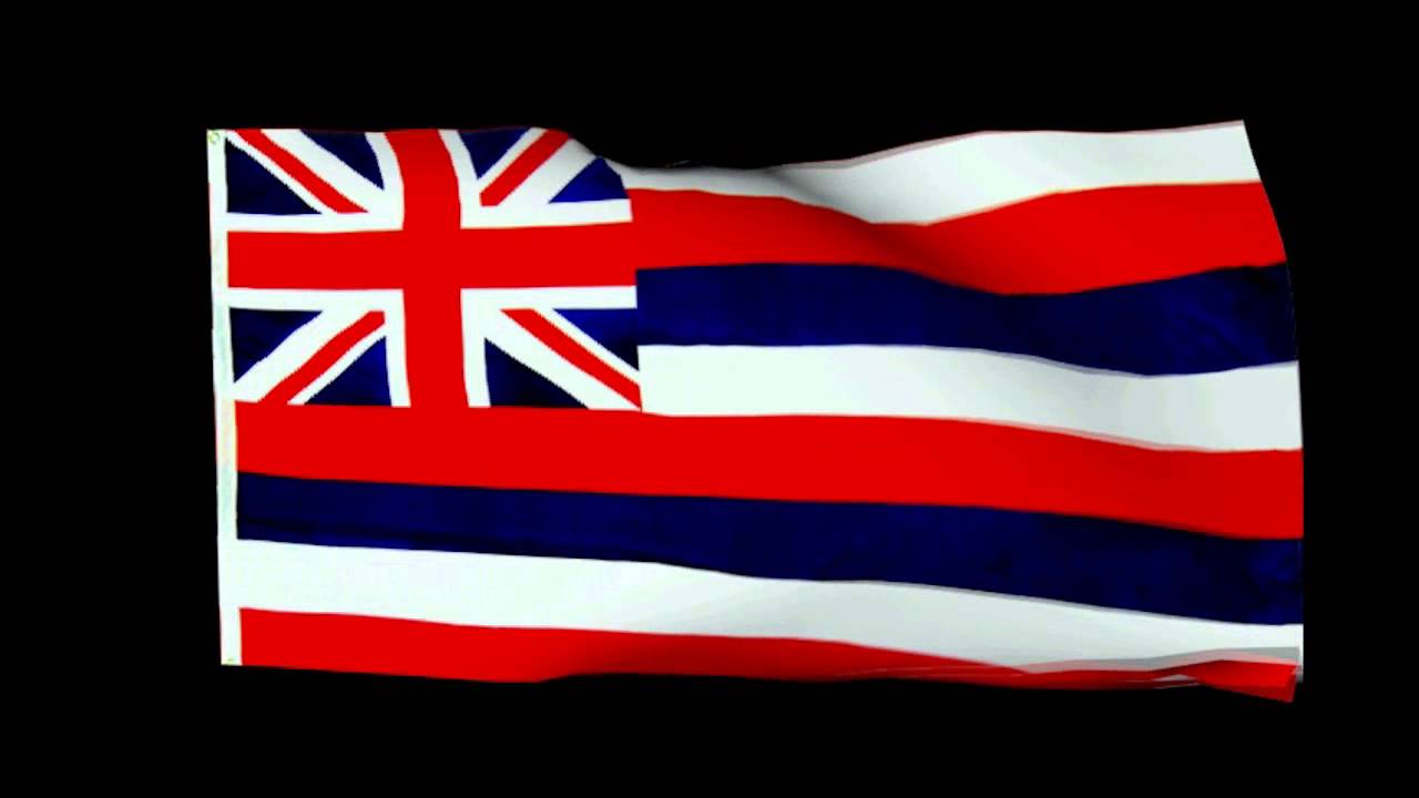 Free HD Animated Hawai'i State Flag! - Song (Hawai'i Pono'i) By: The