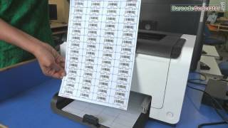 Create and Print Business Barcode Stickers
