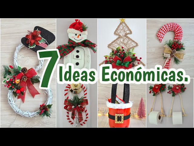 7 Ideas Económicas De NAVIDAD Para Vender o Regalar - Manualidades  Navideñas 2020 - 7 DIY NATAL - YouTube