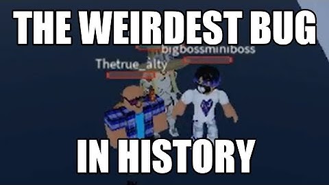 [YBA] The Weirdest Bug in History...