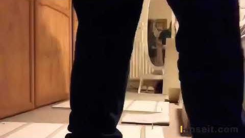 Building a Malm chest of drawers from Ikea time lapse