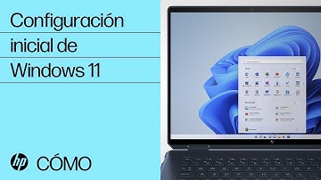 Configuración inicial de Windows 11 | HP Support