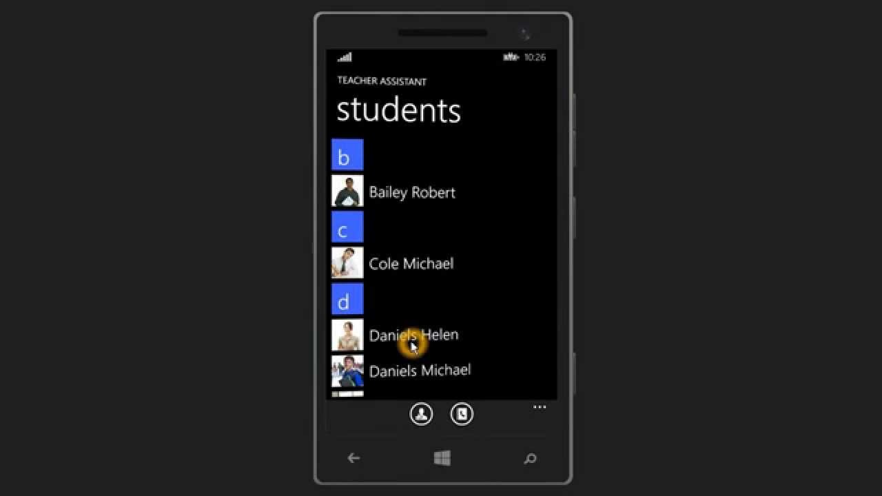 Teacher Assistant Windows Phone 8 app for educators - YouTube