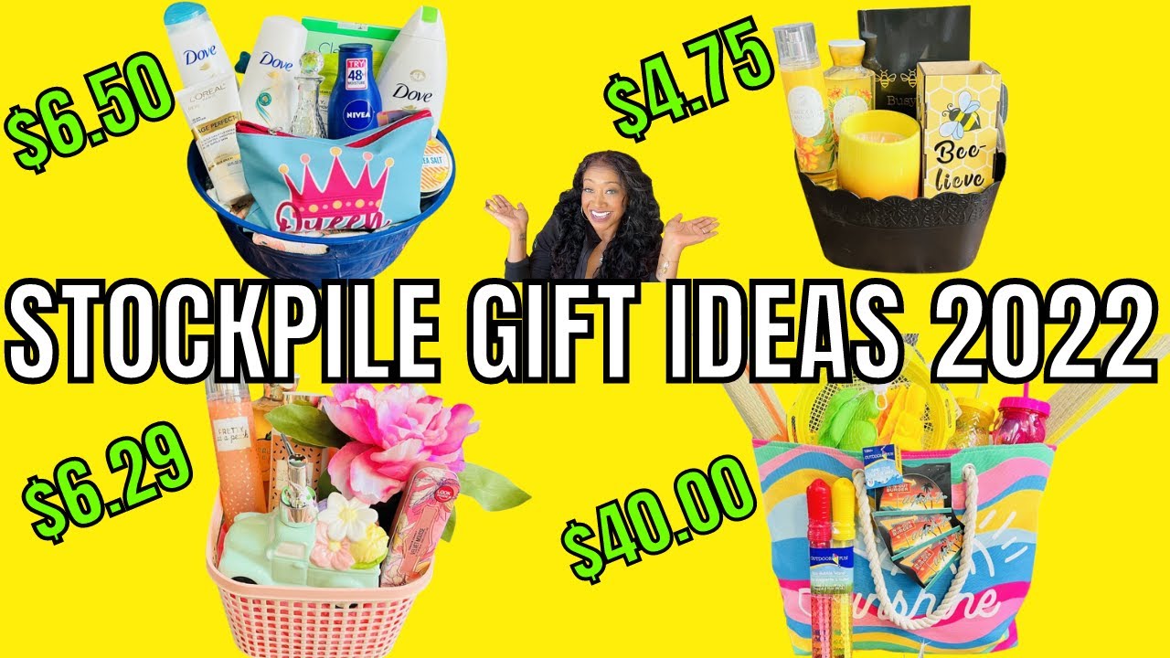 STOCKPILE GIFT IDEAS 2022 | COUPON STOCKPILE GIFT BASKETS | COUPONING GIFT BASKETS
