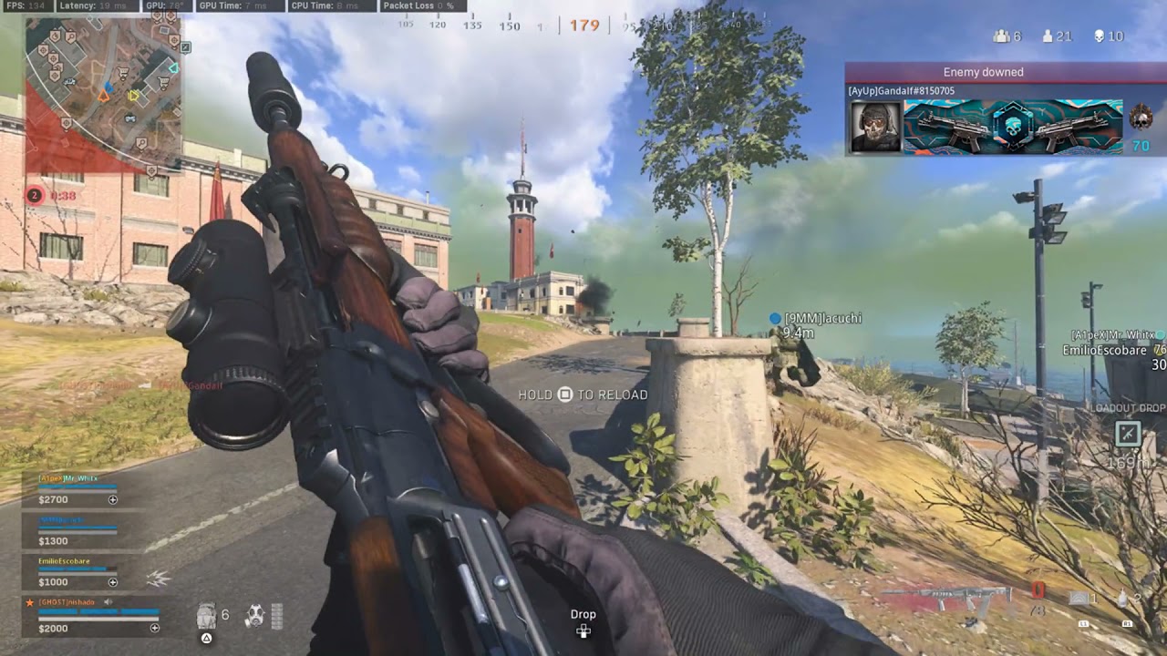 18 Rebirth KILLS with EM2 and OTs9 GAMEPLAY! (Cold War Warzone)