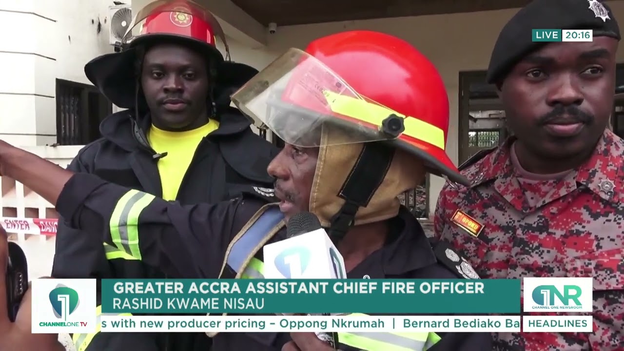 Fire Razes Accra Tourist Centre-  Fire Service Probes Cause