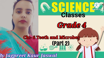 Grade 4 Science Chapter 6 Teeth and Microbes (Part 2) video lecture