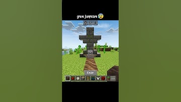 grave jumpscare in minecraft #minecraft
