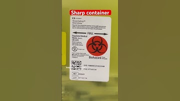 Sharp container #medical #educational #forkids #safety #hospital #dangerous #shorts #learning #fyp
