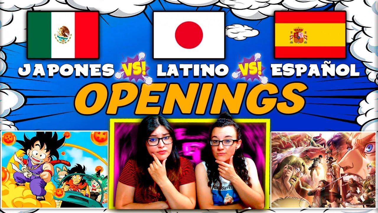REACCIONAMOS a OPENINGS LATINO🇲🇽 vs ESPAÑOL🇪🇸 vs JAPONES🇯🇵 | Perla y Aless