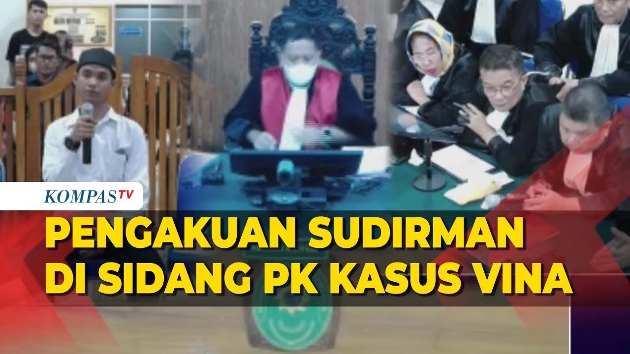 [ПОЛНОЕ] Судирман на слушании в суде по делу Вины Чиребона плачет, признается, что его пытали, и ...