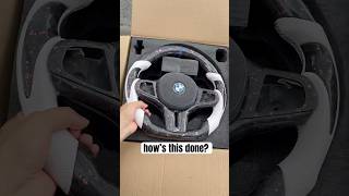Transform BMW Stock to Unique👀#carbonfiber#steeringwheel#bmwnation#bmwclub#bmwsports#gyautoparts