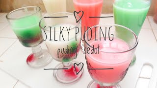 1 Silky Puding Puding Sedot Leci Kekinian