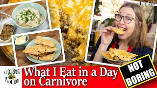 What I Eat in a Day on Carnivore That is NOT Boring! Transitional Carnivore Meals