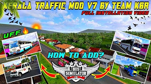 🌴New Kerala Traffic Mod v7 By Team KBR🔥|Full Installation Video|🔧Obb Issue Solved |#BussidTrafficmod