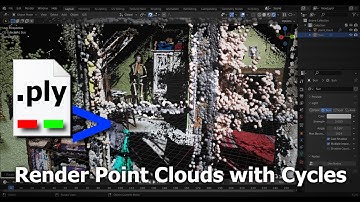 Render Point Clouds in Blender with Cycles (.ply)
