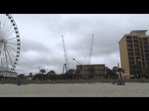William plays in the sand while we sight see the heart of Myrtle Beach