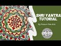 Shri yantra drawing tutorial