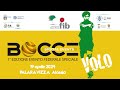 Bocce volo  targa mista  1 edizione evento federale speciale  palasport ravizza di alassio