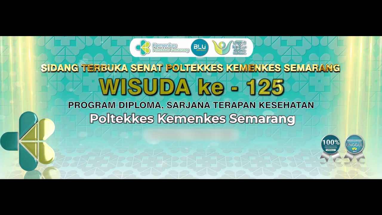 Wisuda ke-125 Poltekkes Kemenkes Semarang | Sesi 4 | Masjid Agung Jawa Tengah