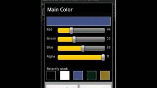 Advanced Clock Widget Demo (Android) screenshot 2