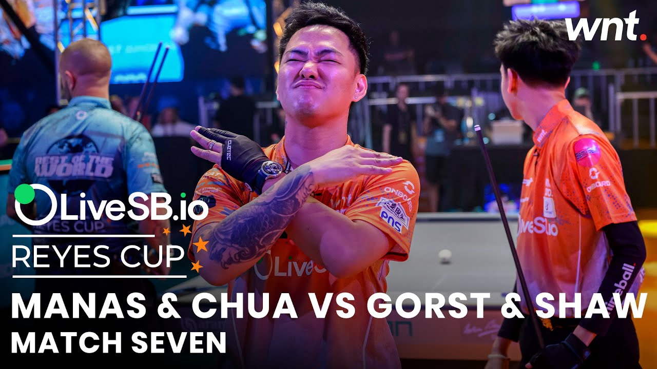 AJ Manas & Johann Chua vs Jayson Shaw & Fedor Gorst | Match Seven | Day Two | 2025 Reyes Cup