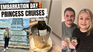 EMBARKATION Day Princess Cruises SKY PRINCESS Spain & France  April 2024