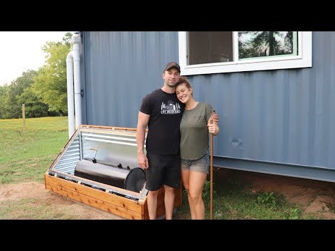 FREE HOT WATER | Building a Solar Batch Water Heater