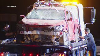 12-Year-Old Killed in Crash Off 57 Freeway, Dad Arrested For DUI