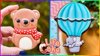 동물 쿠키 장식 아이디어 많은 영감  완벽한 쿠키 장식 튜토리얼  Life Cake Compilation