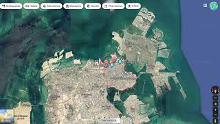 Where on the map is the capital of Bahrain - Manama screenshot 1