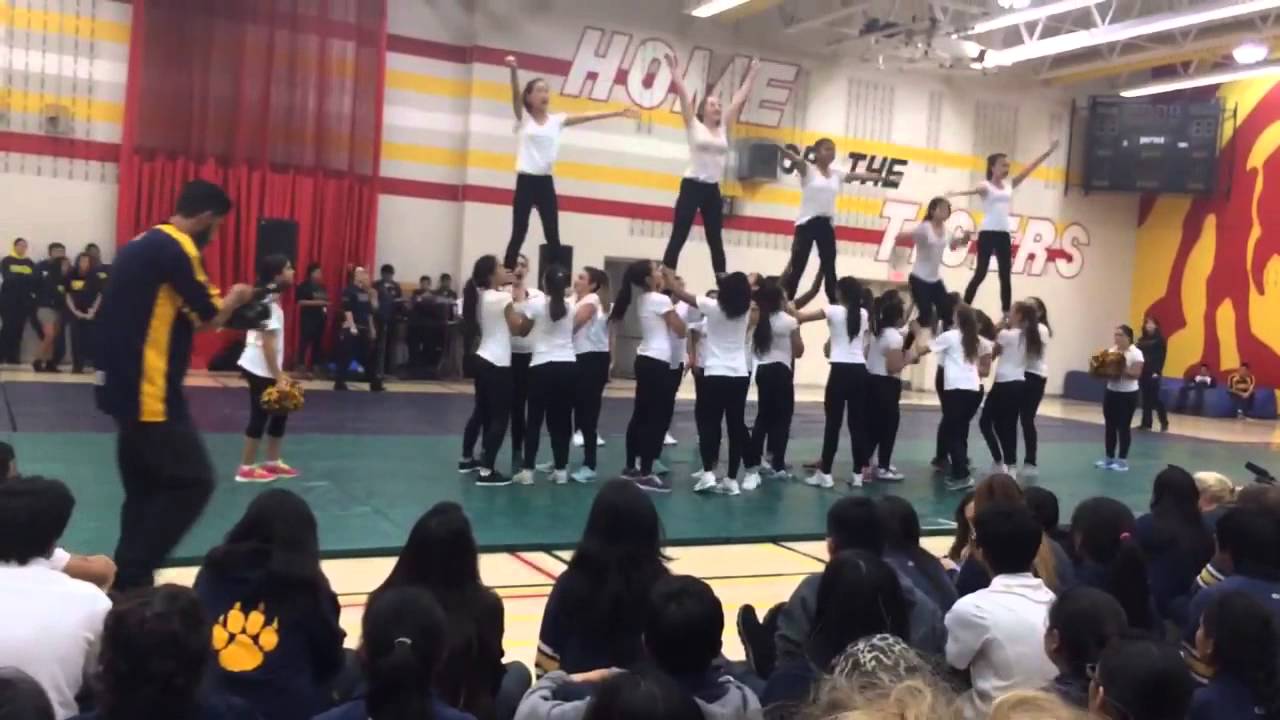 st-francis-xavier-secondary-school-cheerleaders-at-pep-rally-youtube