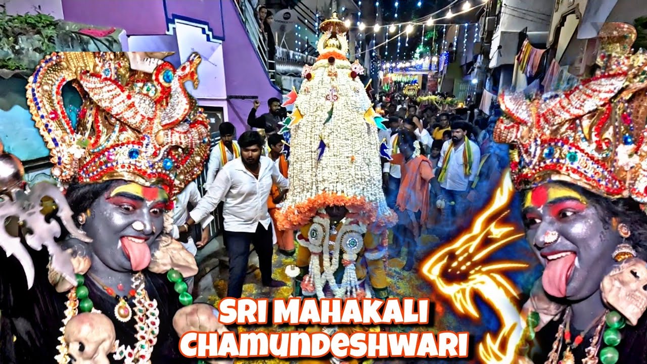 SRI Mahakali Chamundeshwari temple Chandra layout KARAGA mahotsava 2024 #trendingtemplemedia