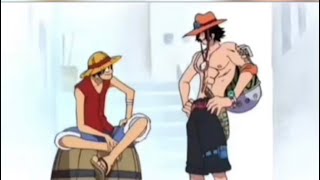 Luffy meets Ace in Alabasta