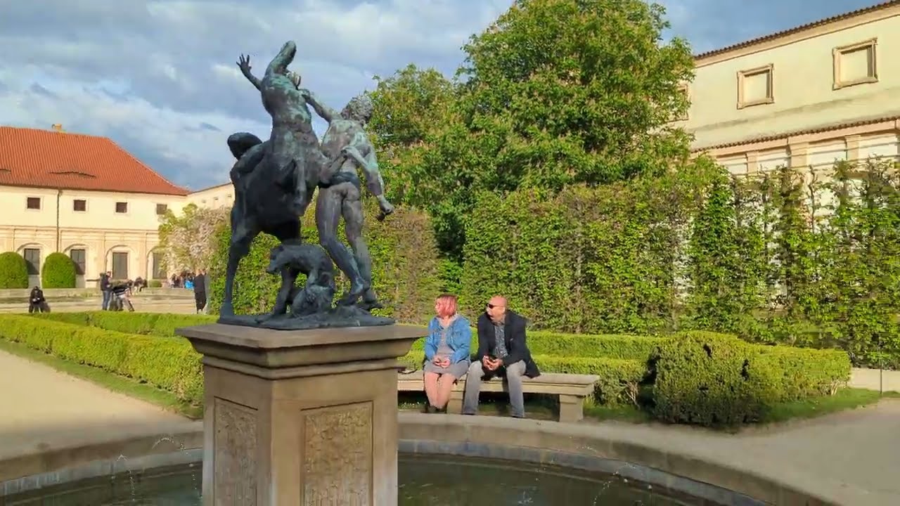 Wallenstein Garden, Prague walking tour 4K