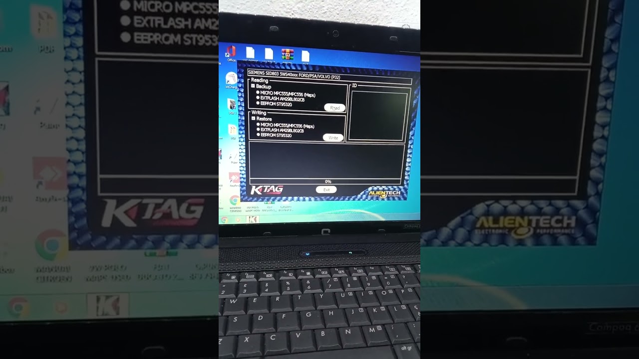 ECU SID 803 read with KTAG - YouTube