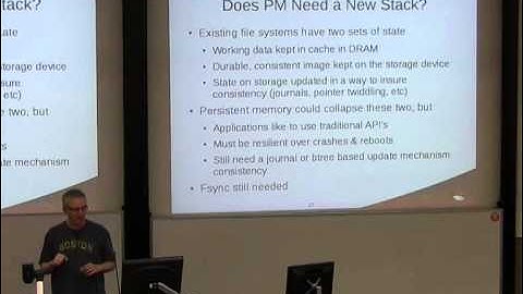 [linux.conf.au 2014] File Systems and Persistent Memory: Why We Won