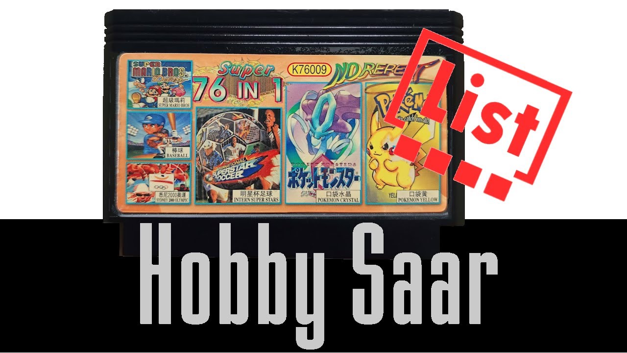 List Game EP.82 l 76 in 1 (Famiclone)