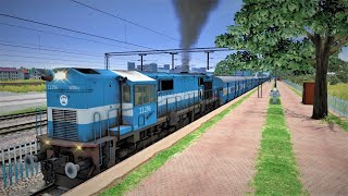 Loco Coupling of High Speed ICF AC Express Train at Dappar Station with WDM 3D