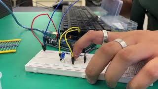 3MV3 - Lab 7(Microcontroller 1) - Exercise 1 - Push Button With LED