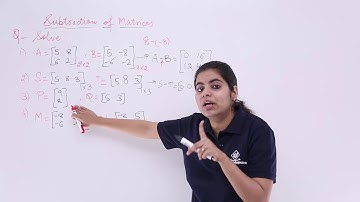 Class 12th – Subtraction of Matrices Problem 1 | Matrices | Tutorials Point