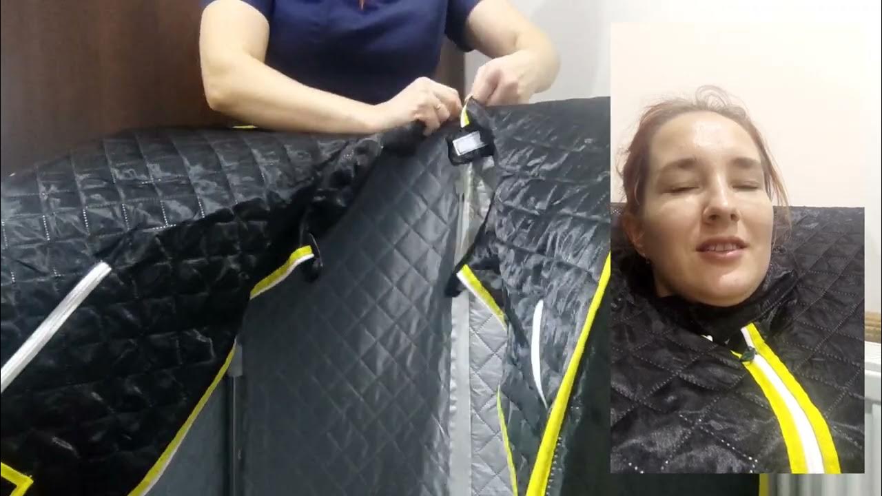 Портативная паровая сауна с жестким каркасом. - YouTube